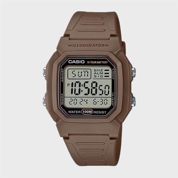 W-800H-5A デジタルミリタリーウォッチ スポーツウォッチ ブラウン