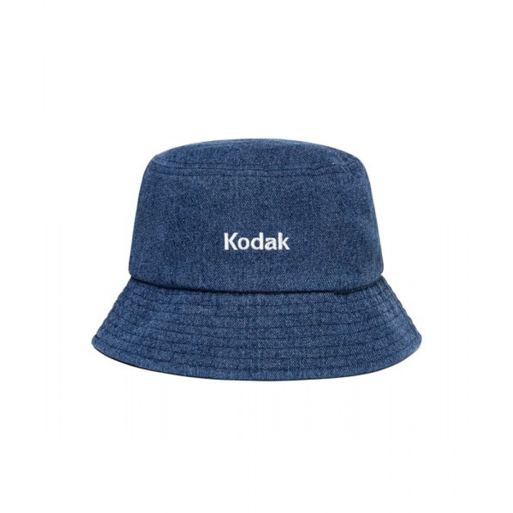 コダックデニムベーシックバケットハットデニム