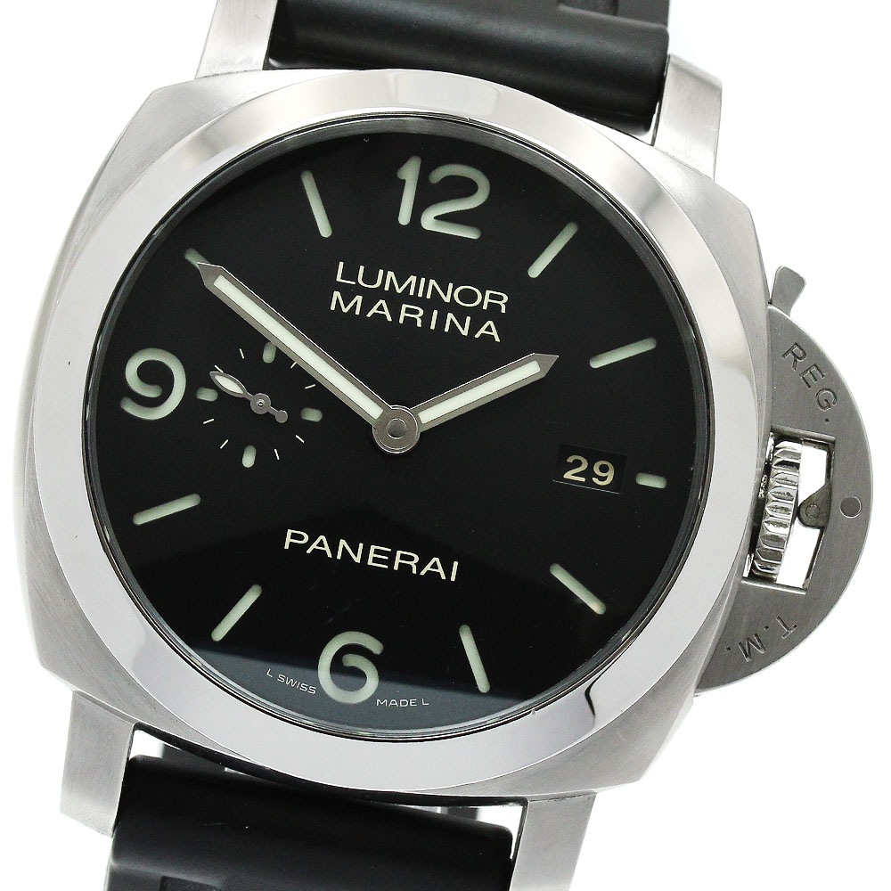 パネライ PANERAI PAM00312 ルミノールマリーナ 1950 3デイズ スモールセコンド 自動巻き メンズ 良品 保証書付き_905428【中古】