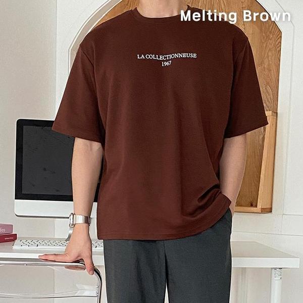 メンズシンプルデイリーオーバーフィットTシャツ 4color