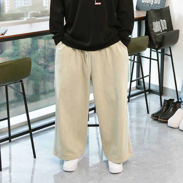 WPE メンズ エレガンス カーメント バックポケット ワイドパンツ