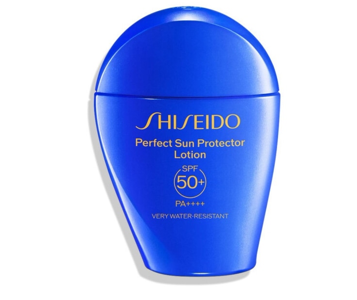 ブルーハンドパーフェクトサンプロテクターローション SPF50+ PA++++1個 50ml 시세이도 파란자차 퍼펙트 선 프로텍터 로션 SPF50+ PA++++, 1개, 50ml