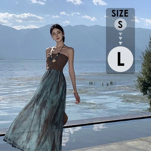 リゾートワンピース レディース サマードレス ロング丈ワンピース オフショルダー ハワイ 沖縄 旅行用 大人 20代 30代 40代 可愛い お洒落 ふんわり dd094c6c6m6