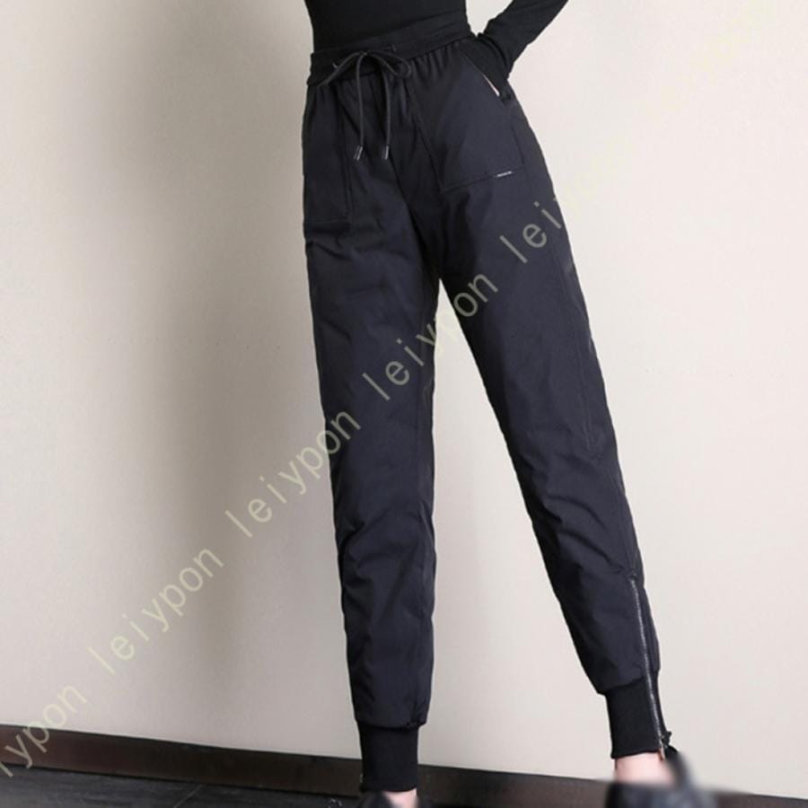 ダウンパンツ レディース 暖かいパンツ 厚手 防寒パンツ 撥水 透湿 ダウン 登山パンツ パンツ アウトドア ジョガーパンツ スキニー 防風 保温 軽量