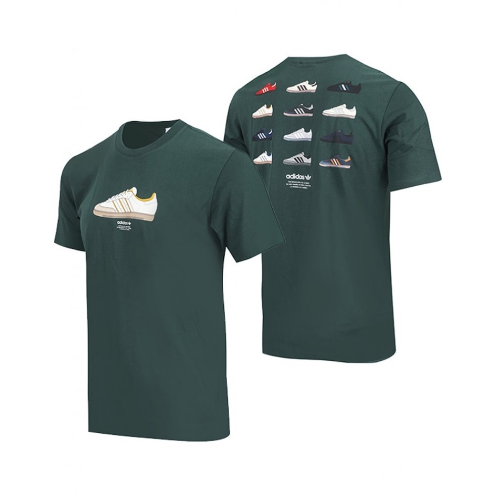 アディダスショートスリーブ T シャツ TS スポーツサンバシューズ Tシャツ