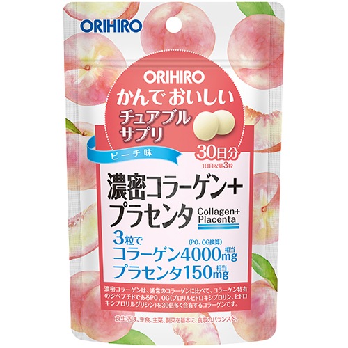 かんでおいしいチュアブルサプリ　濃密コラーゲン＋プラセンタ