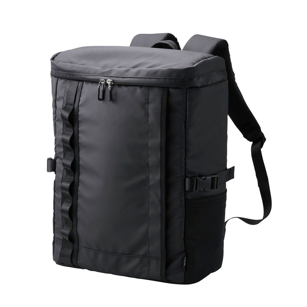 エレコム BM-BPBX01BK リュック バックパック 大容量 30L A4 15.6インチノートPC 収納可 通勤 通学 出張 ビジネスリュック キャリーオン仕様（ブラック） BMBPBX01B