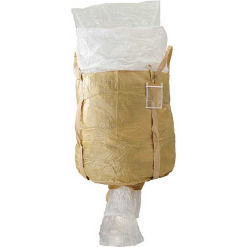 吉野　コンテナバッグ丸型 内袋付 排出口付　YSCB1000CPE