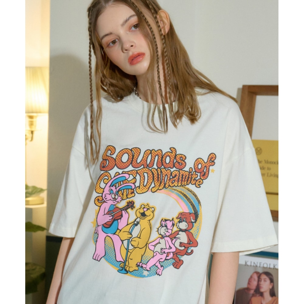 CPGN スタジオホッピートリオショートスリーブ T シャツクリーム