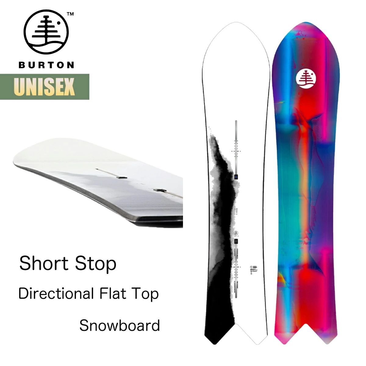 スノーボード 板 24-25 ファミリーツリー ショートストップ フラットトップ W25JP-239121 Family Tree Short Stop Flat Top Snowboard