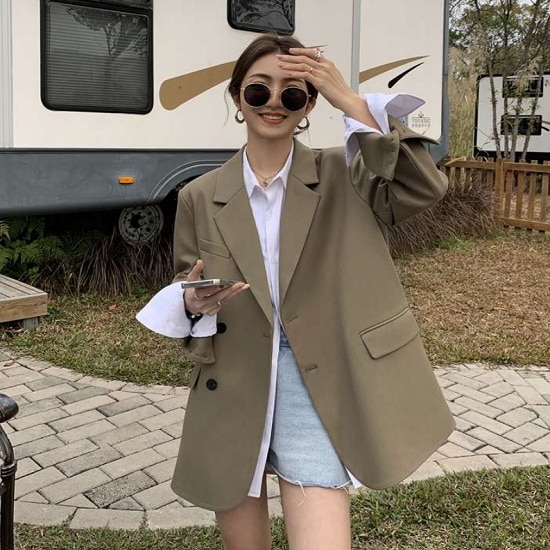 【取寄：納期2週間】ジャケット レディース テーラードジャケット ミディ丈 テーラードジャケット レディース カジュアル 大人 ジャケット レディース きれいめ オフィス テーラードジャケット