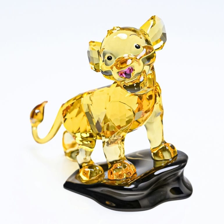 クリスタルフィギュア フィギュリン ディズニー Simba ライオンキング シンバ ゴールド 5681811 インテリア オブジェ 置物