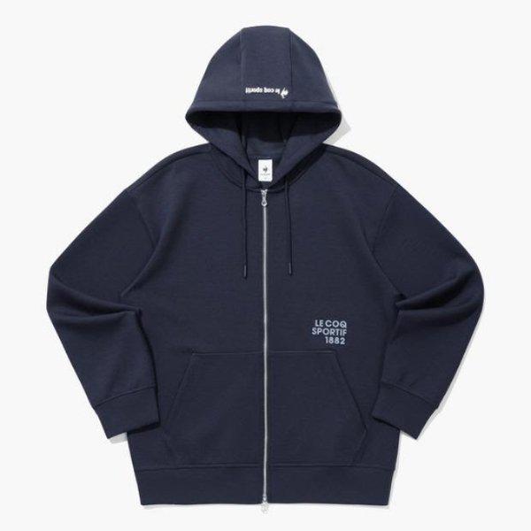 フードジップアップ CQK QQ123LFT11-DNV クッション地フードジップアップ / DARK NAVY