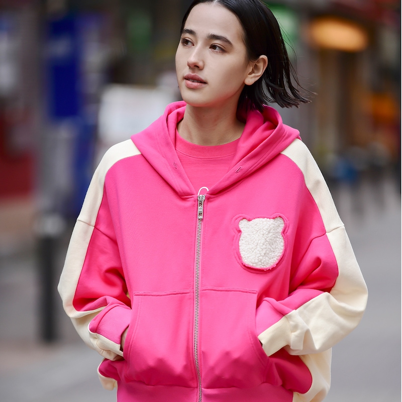SALE 男女兼用 ジップアップ フーディー スウェット