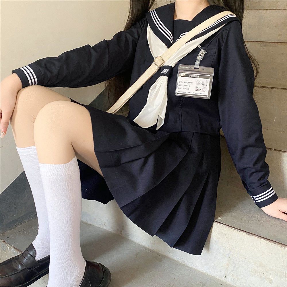 ロリータドレス 2023 新作 セーラー服 かわいい アカデミック二点セットサンタコスプレ