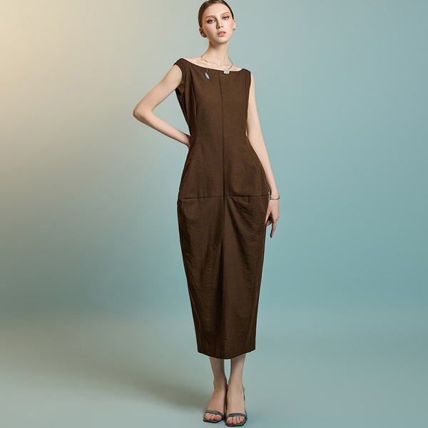 D5289 バルーン ワンピース