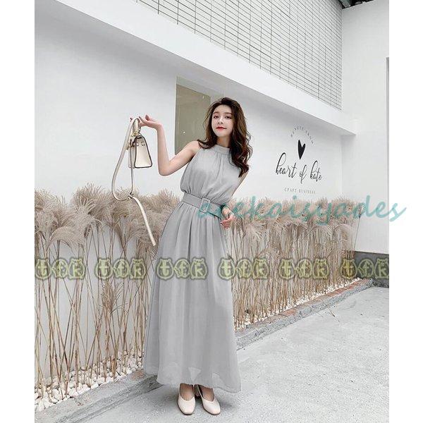 ワンピース レディース ドレス ロング パーティードレス 黒 レディース ロング丈 マキシ丈 結婚式 お呼ばれドレス おしゃれ きれいめ 袖なし ハイネック 4,680円