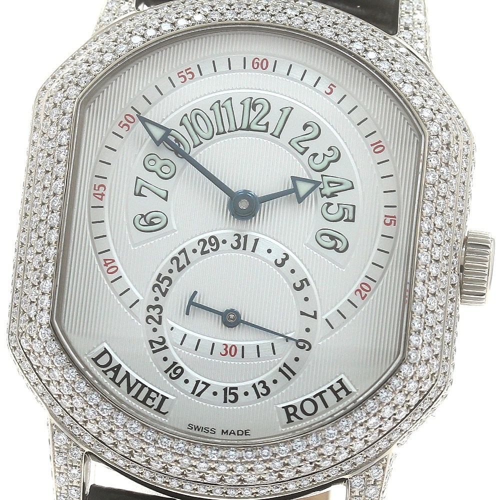 ダニエルロート DANIEL ROTH 807.L.60 K18WG デイト 自動巻き メンズ 良品 _775836【中古】