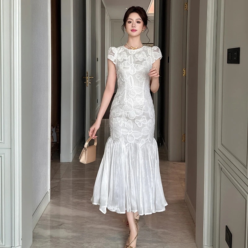 結婚式 ウェディングお呼ばれドレス 大人 気質 スリミング着痩せロングワンピース デザイン感 パーティードレス フォーマル大人 同窓会 披露宴 卒業式 結婚式