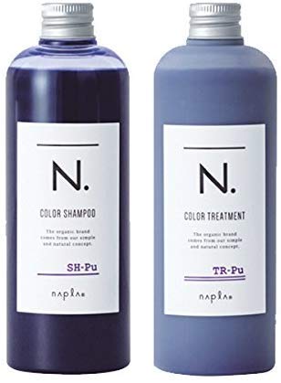 ナプラ napla N. エヌドット カラーシャンプー Pu(パープル) 320mL ＆ トリートメント 300g セット