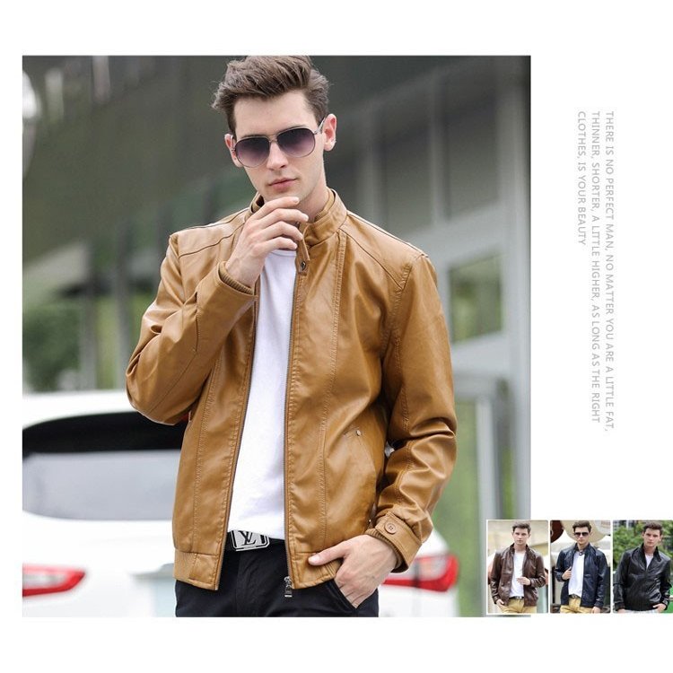 レザージャケット 春秋 ライダースジャケット メンズ バイクジャケット ジャケット アウター 合革 5,616円