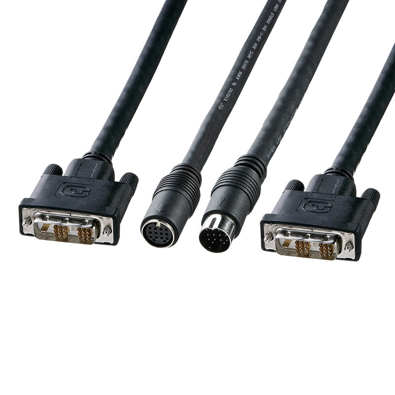 DVI工事配線ケーブル シングルリンク 10m KC-DVI-K100