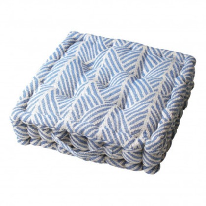 （2個組）インド綿クッキークッション クラック 約42×42×10cm NV 270061595