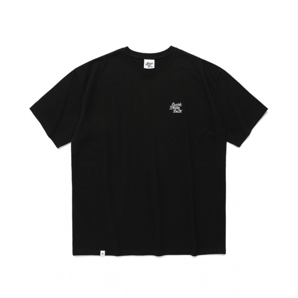 キャビッシュゴシックセラーエンブロゴ SS Tシャツブラック (CV2EMUT507A)