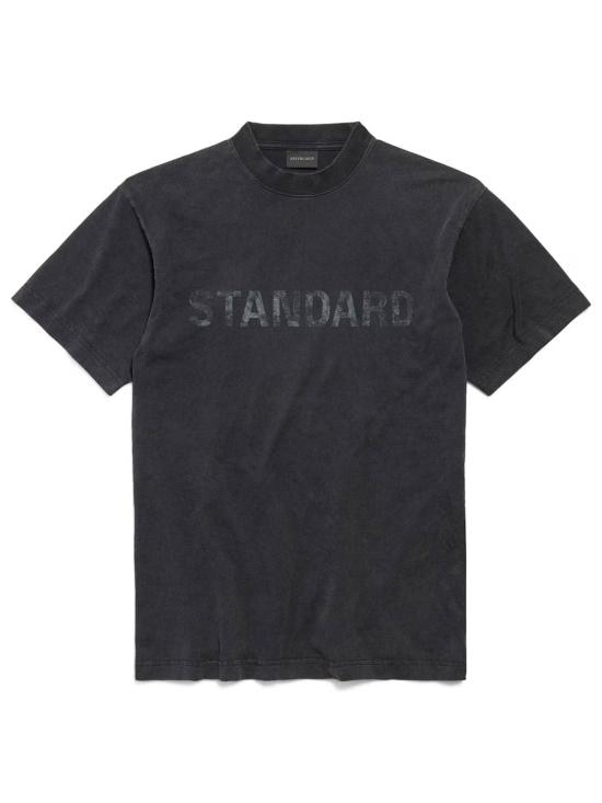 BALENCIAGA Men Tops 850261 TTVC7 1041 FADED WASHED BLACK