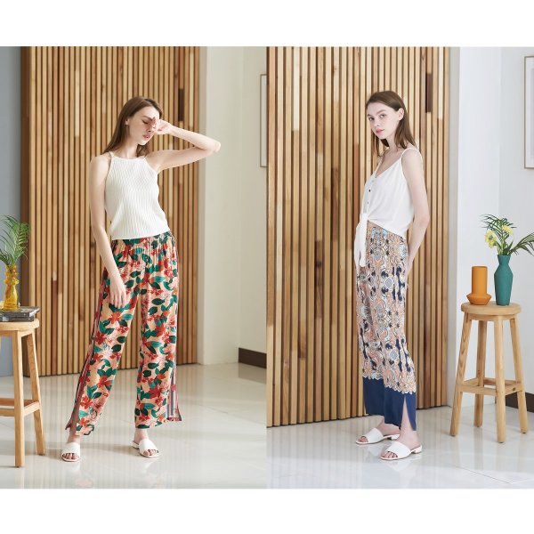 ラフェア ラウンジウェア 人絹パンツ 2種パッケージ LWOSS278