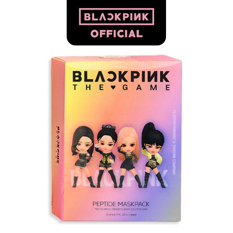 【限定特典付き】BLACKPINK the game フェイスマスク 4人バージョン【ペプチド】