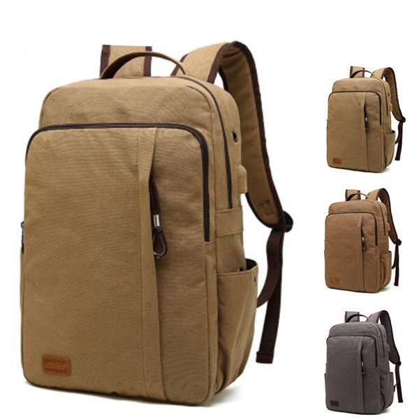 リュックサック 男女兼用 A4 帆布 ビジネス バックパック アウトドア