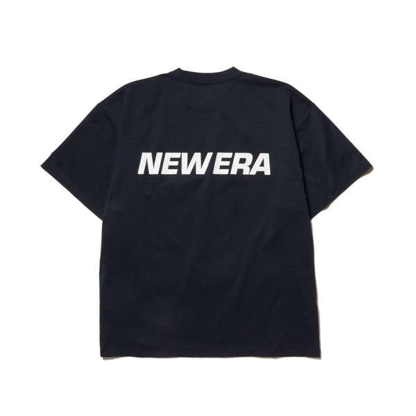 ニューエラ NEW ERA 半袖 ユーティリティー オーバーサイズド Tシャツ Wordmark ネイビー 14391954