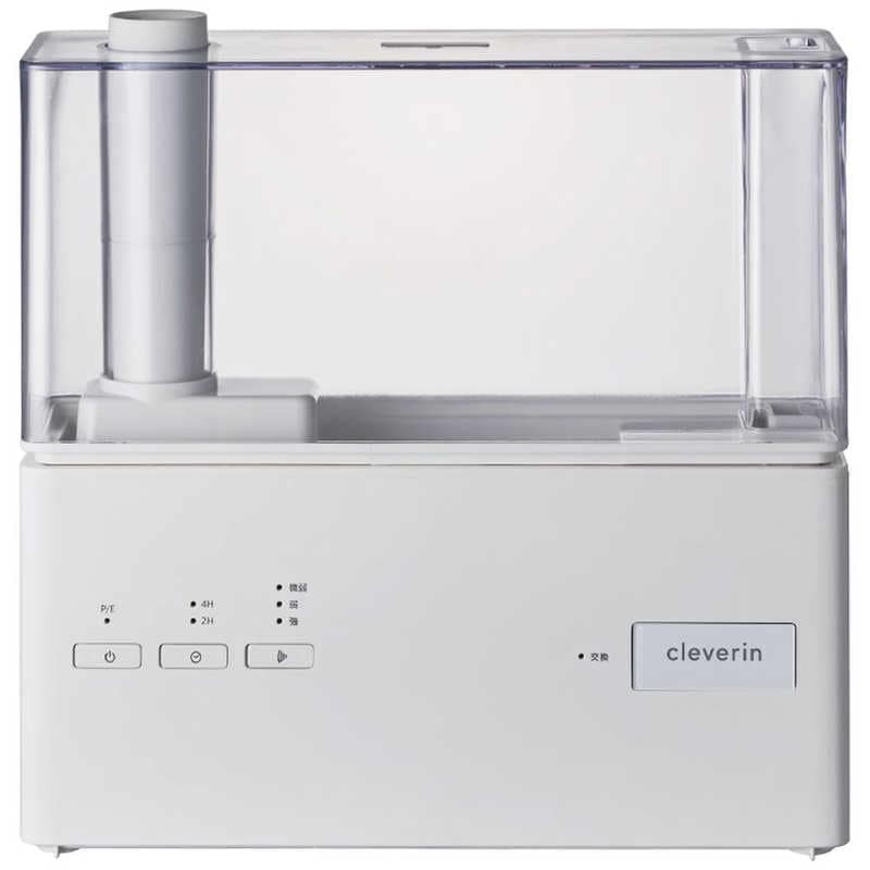 ドウシシャ　加湿器 クレベリンLED搭載 [超音波式] 木造約5畳/鉄筋約8畳 ホワイト　KMWW-301C-WH ホワイト