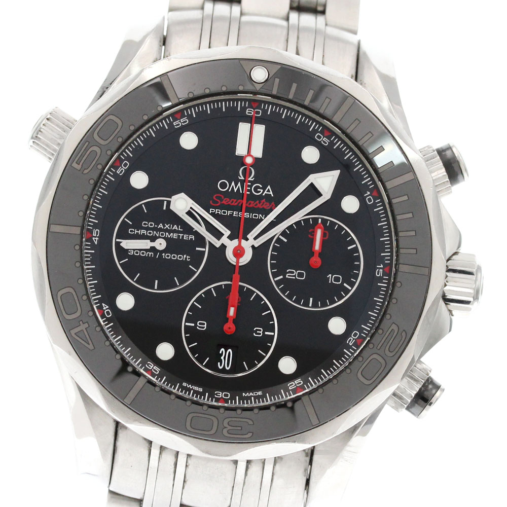 オメガ OMEGA 212.30.44.50.01.001 シーマスター300 コーアクシャル クロノグラフ 自動巻き メンズ _849422【中古】