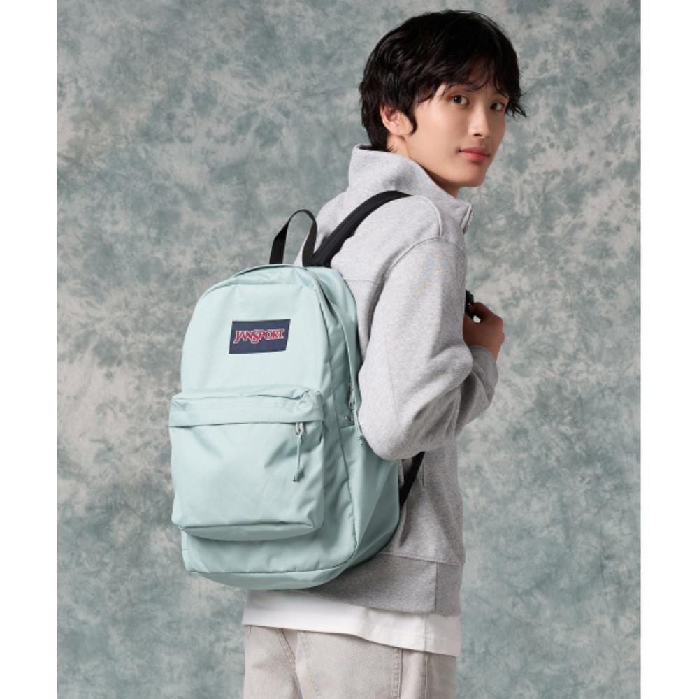 jansport Super Break Plus Laptop FADED SAGE JS0A4QUELA8