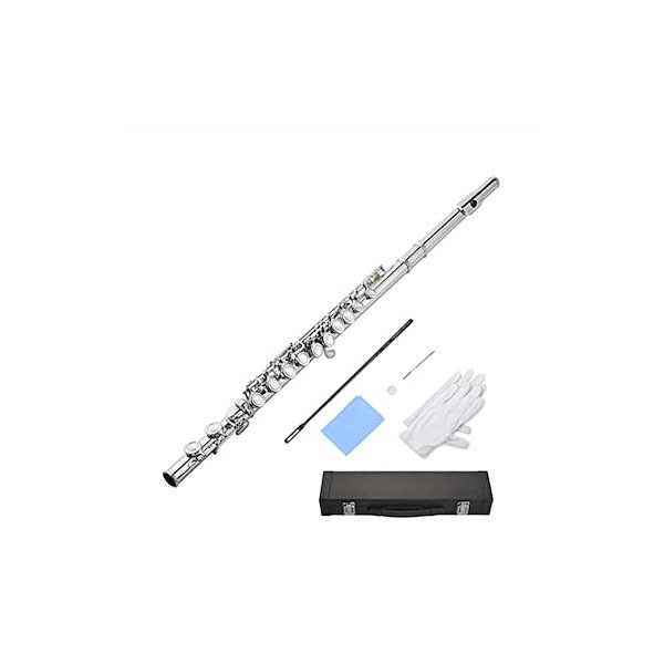 新品 フルート 管楽器 16穴 Cキー 高品質 専門ケース楽器