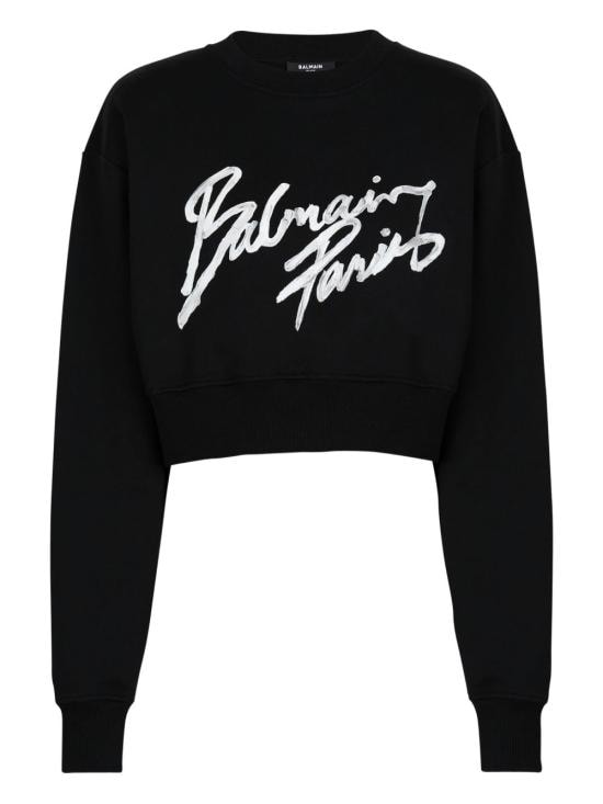 BALMAIN Women Sweater GF1JO080 BD41EAB Black