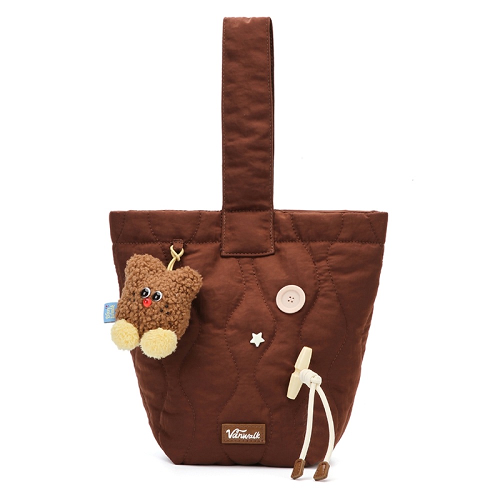 VANWALK マカロン トートバッグ [ブラウン]