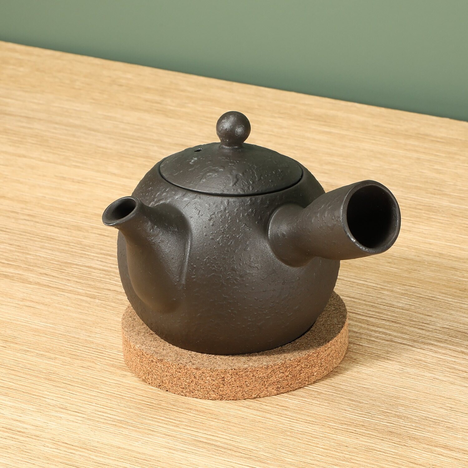 急須で手軽に 本格コーヒー 2分待つだけ 常滑焼 珈琲急須 コースター付 特別セット