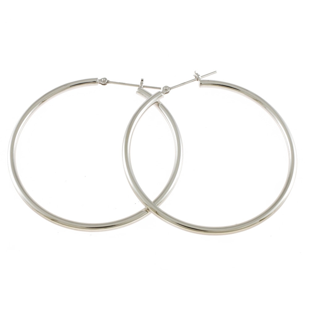 フープ パイプ 240 ピアス Pt900プラチナ 新品