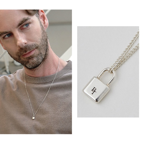 [SHINeeオンユ着用] BT 錠 シルバーネックレス (All 92.5 silver) 大学生ファッション 韓国人気ファッション 韓国ジュエリー 人気ジュエリー