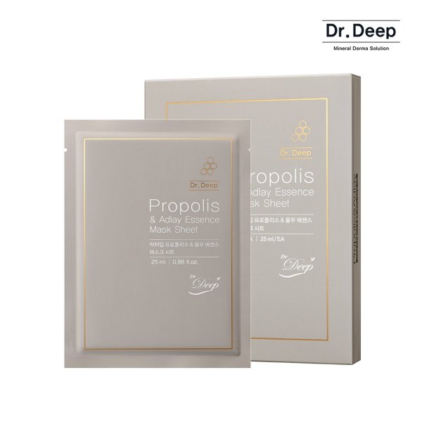 [ドクターディープ] プロポリス ハトムギ エッセンス マスクパック(10ea)