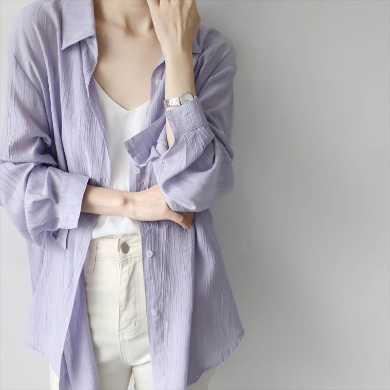 トップス シャツ ブラウス 袖あり 長袖 襟付き かわいい 大人可愛い きれいめ シンプル カジュアル 大人 上品 おしゃれ かっこいい アジアン エスニック エキゾチック 大人可愛い 大人女子 こな 5,279円