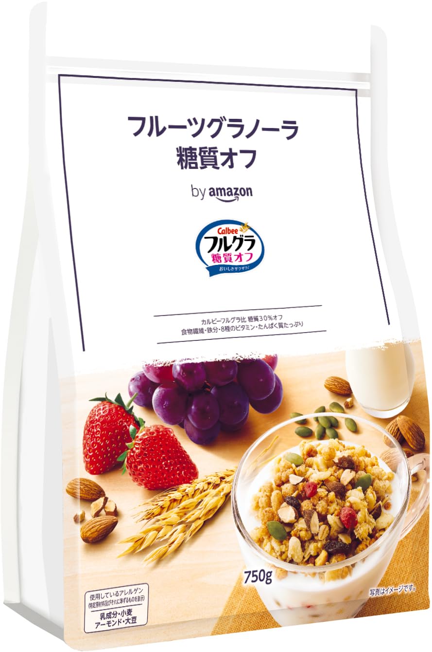 by カルビー フルグラ 糖質オフ フルグラ比30%オフ750g×6袋