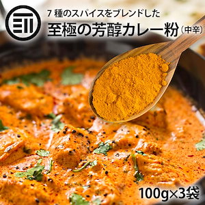 [前田家] 至極の芳醇 カレー粉 100g3袋 カレーパウダー 粉末 スパイス コリアンダー ターメリック クミン 黒こしょう 赤唐辛子 カルダモン ミックススパイス おうちカレー 香辛料 調味料