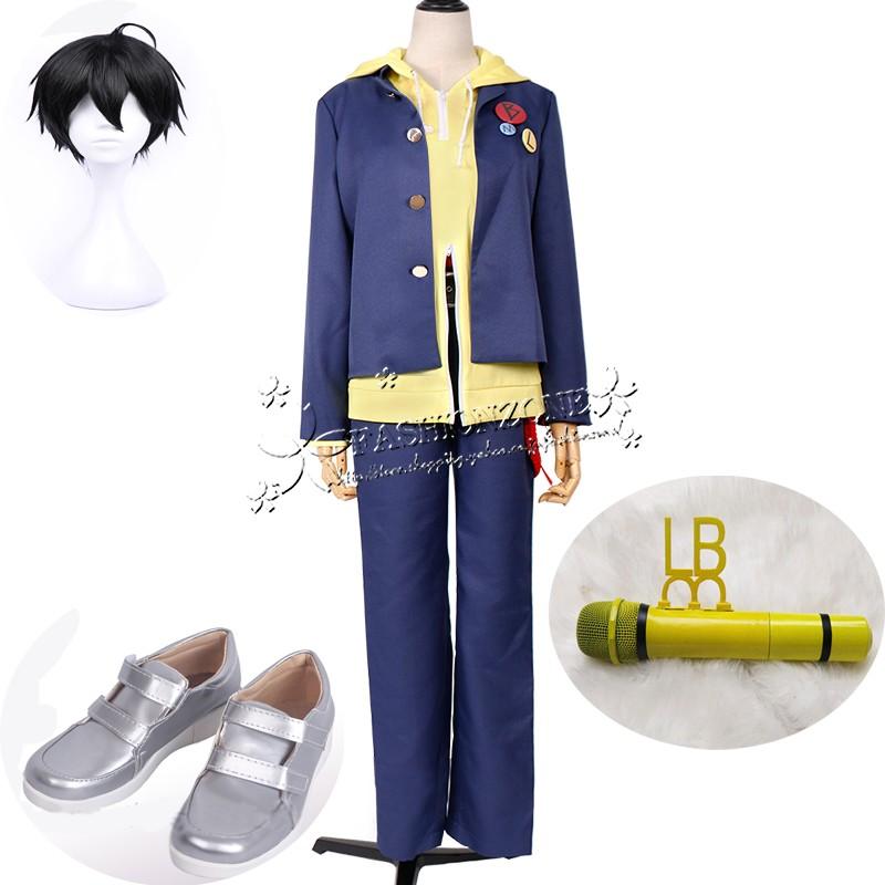 ヒプノシスマイク風DRBヒプマイ Buster Bros 山田三郎 L B コスプレ衣装ウィッグマイクイヤホンcos靴仮装変装コスチュー cosplayハロウィン