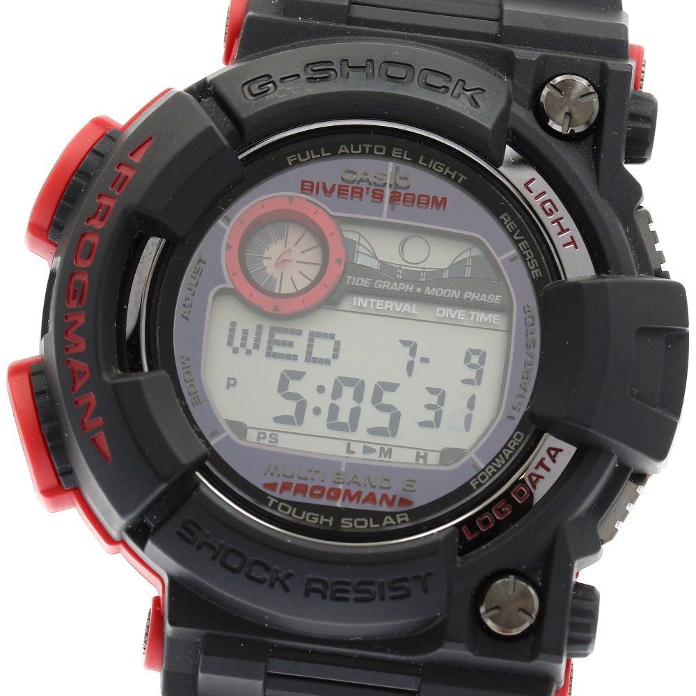 カシオ CASIO GWF-1000-1JF マスターオブG フロッグマン ソーラー電波 メンズ 美品 箱・保証書付き_900100【中古】