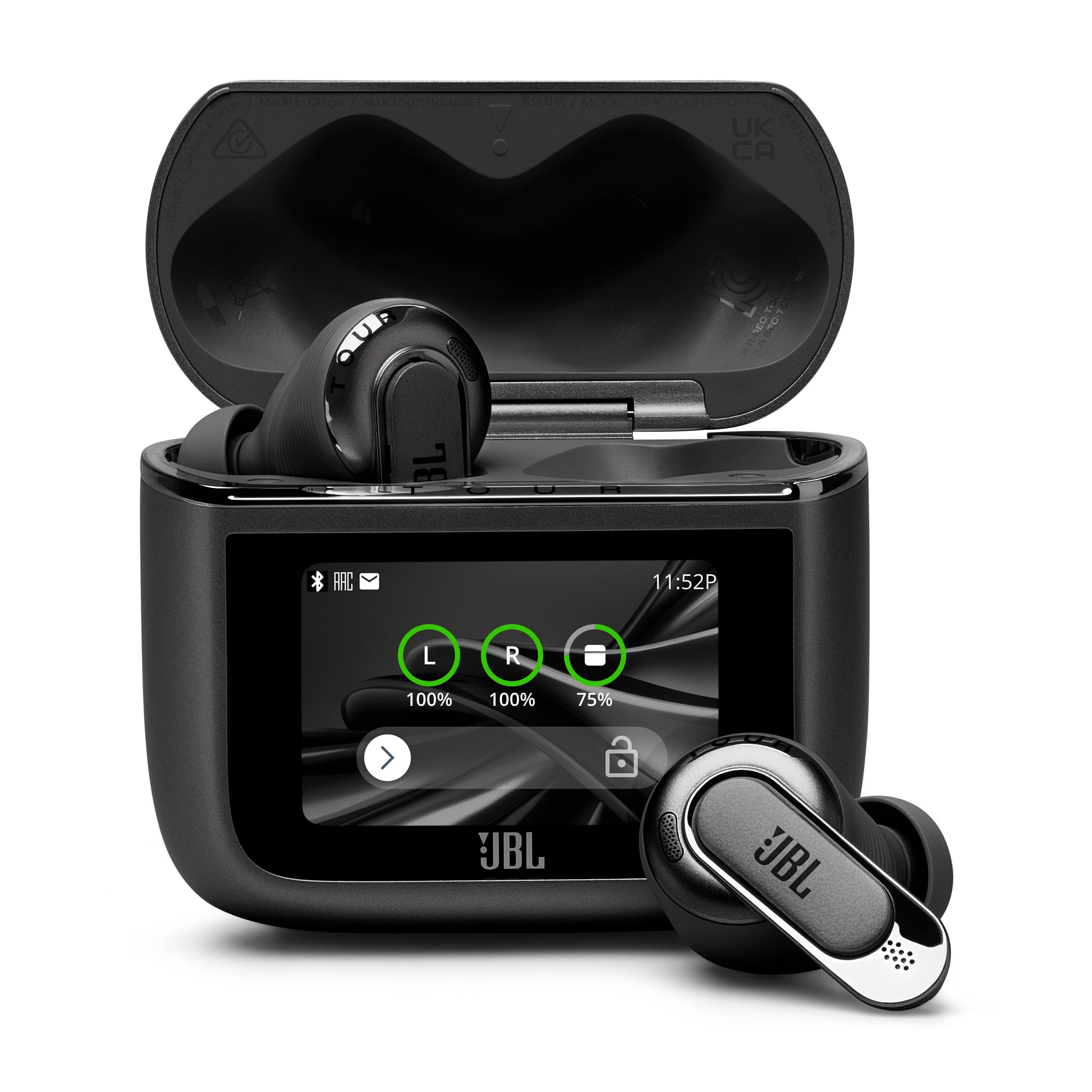 JBL TOUR PRO 3 ワイヤレスイヤホン bluetooth/ハイブリッドノイズキャンセリング/ハイレゾワイヤレスLDAC/デュアルドライバー/マルチポイント/防塵・防水/ワイヤレス充電対応/