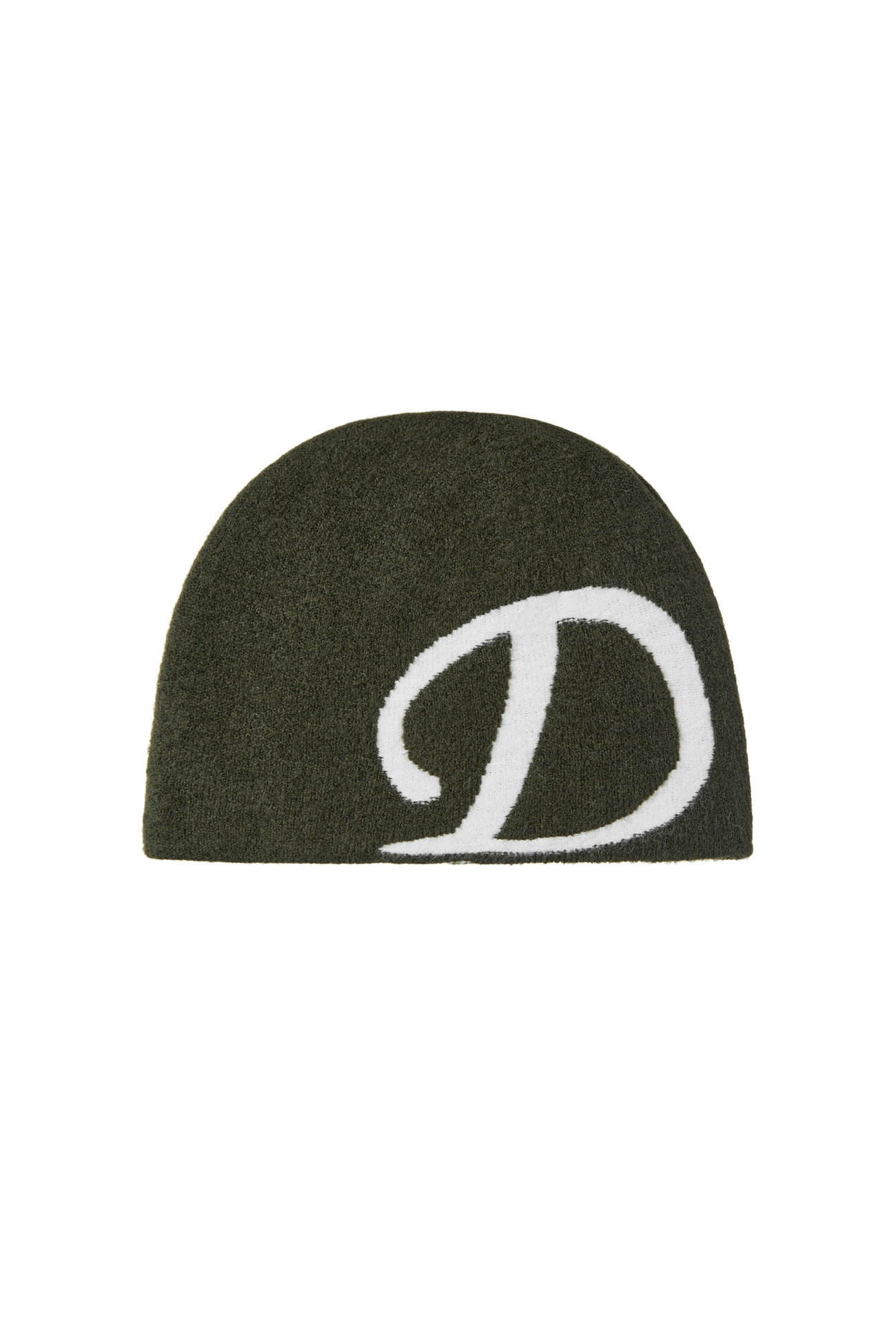 【DEINET】 D LOGO KNIT BEANIE : KHAKI